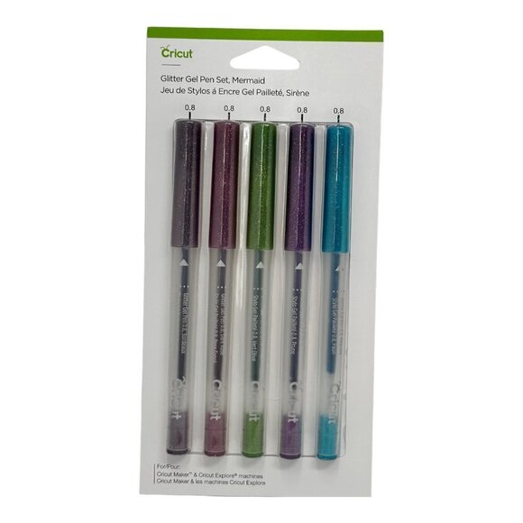 Cricut lot Vinyl HTV Iron On Permanent Glitter Pen Set Pink Green Floral Gift - Picture 2 of 8